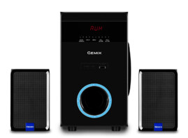 Акустика 2.1 Акустическая система Gemix SB-80 Bluetooth Чорний