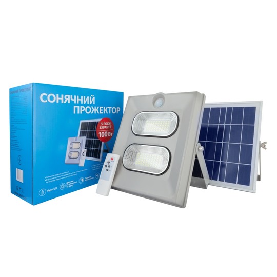 Солнечные прожекторы Alltop серия 0860 50, 100, 150 Вт  Чорний 1