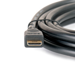 Архив Кабель HDMI (A) - mini HDMI (C), длина 1.8м/3м/5м, позолоченные разъёмы (GC 1440) Чорний