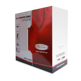 Кабель витая пара UTP / FTP / STP в бухтах Кабель Gemix GC 1523 Серый