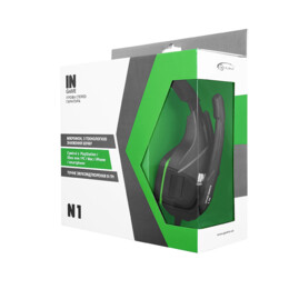 Наушники Игровая гарнитура N1 Зелений