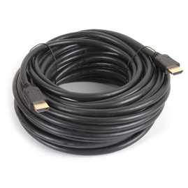  Кабель HDMI Aвилка-Авилка v1.4, длина 15 м, с позолоченными разъёмами, полиэтиленовая упаковка (GC 1430) Чорний