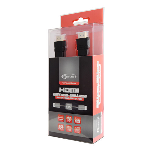 Кабель HDMI в блистере  Чорний 1