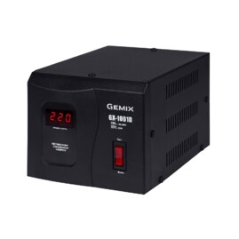 Стабілізатори напруги Стабілізатор напруги Gemix GX-1001D Чорний