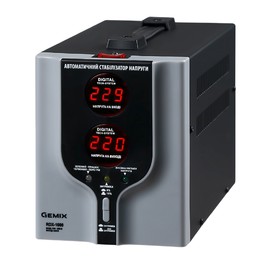 Стабілізатори напруги Стабілізатор напруги Gemix RDX-1000 Чорний