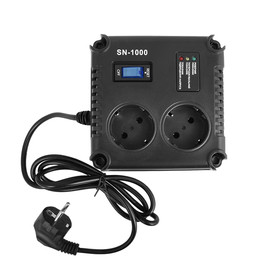 Стабілізатори напруги Стабілізатор напруги Gemix SN-1000 Чорний
